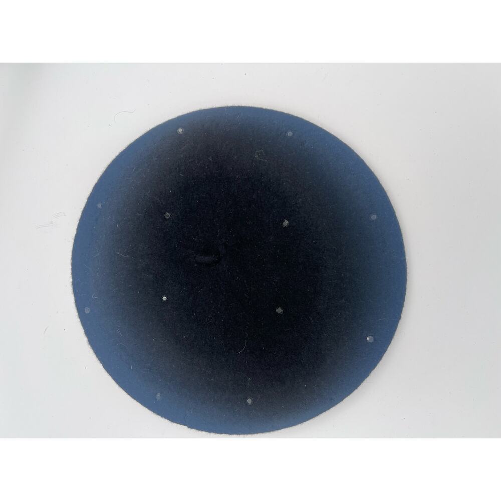 A. Brod Vintage Black Wool Beret